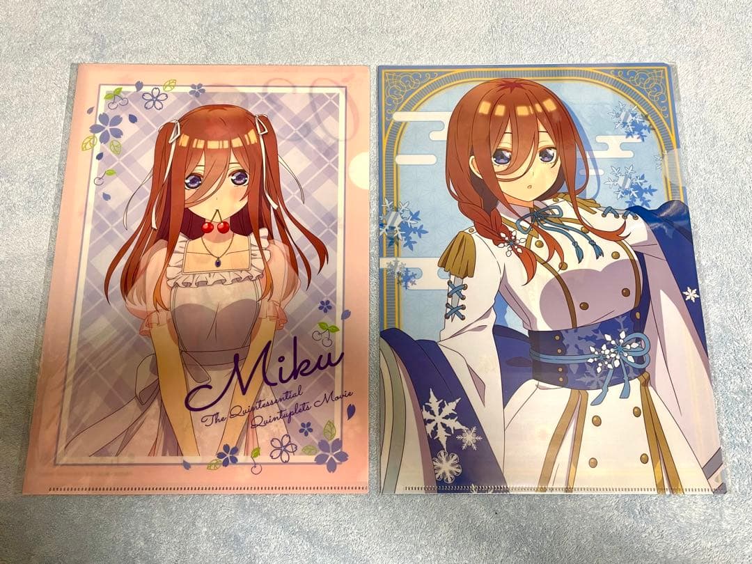 限定グッズ　五等分の花嫁　 中野三玖   クリアファイル他　14枚セット