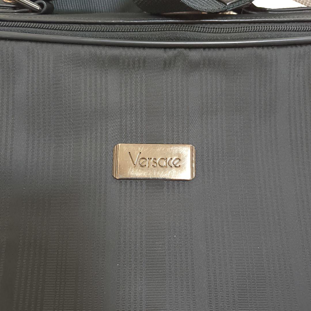 Versace ブラック ガーメントバッグ