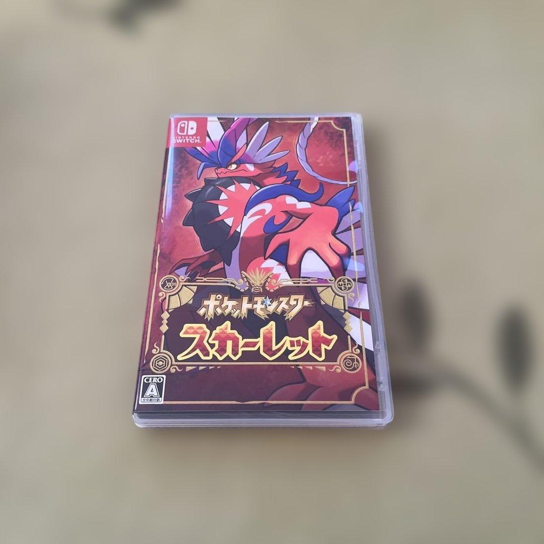 Nintendo Switch lite 本体　箱付き+ポケモンスカーレット
