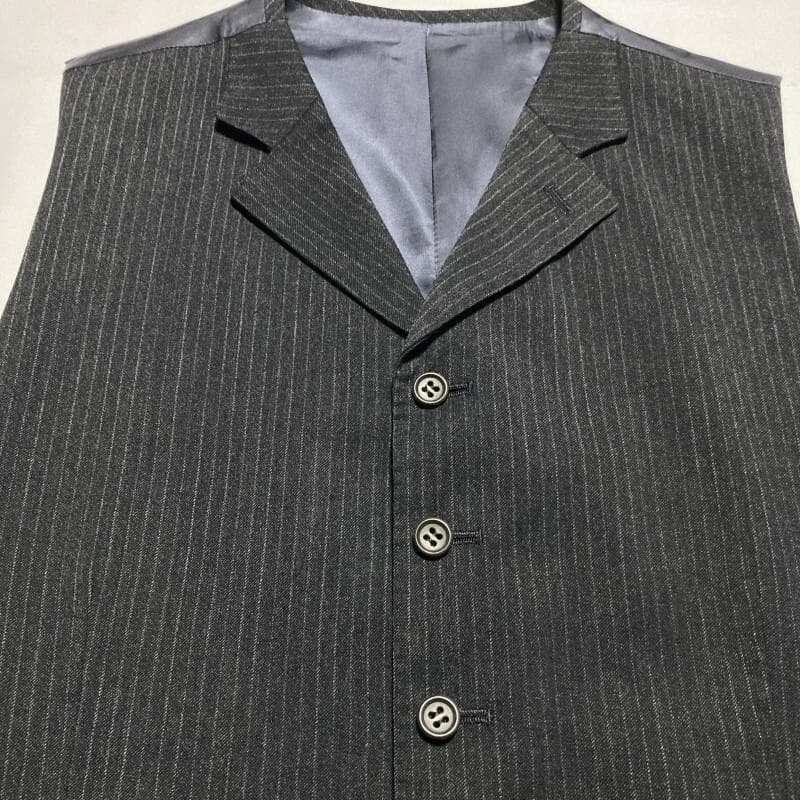 メンズティノラス★3ピース ダブルスーツセットアップ ジャケット ベスト パンツ