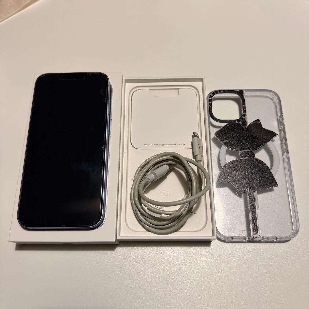 【美品】 iPhone 14 本体 ブルー 128GB（ケース無し）