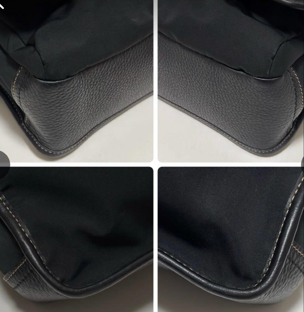 COACH メッセンジャーバッグ ブラック A4収納