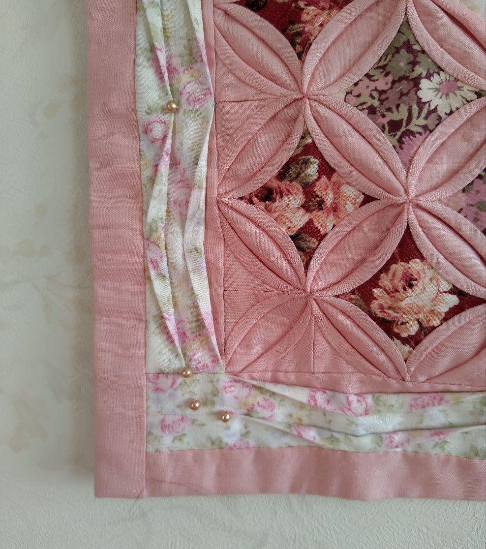 ♡りお♡パッチワーク(カテドラルウインドウ)タペストリー ハンドメイド