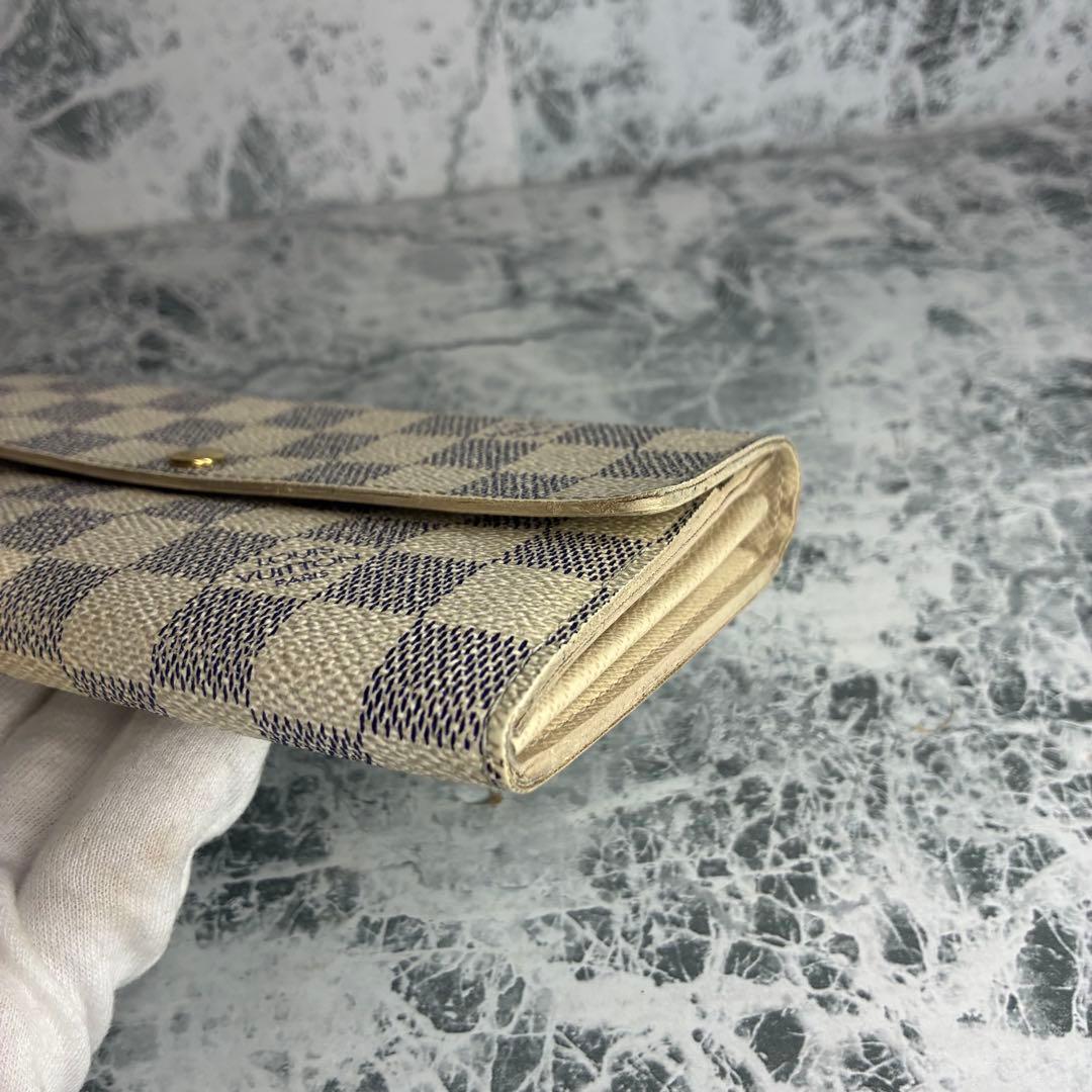 ✨LOUIS VUITTON✨　ルイヴィトン　長財布　ダミエ　アズール