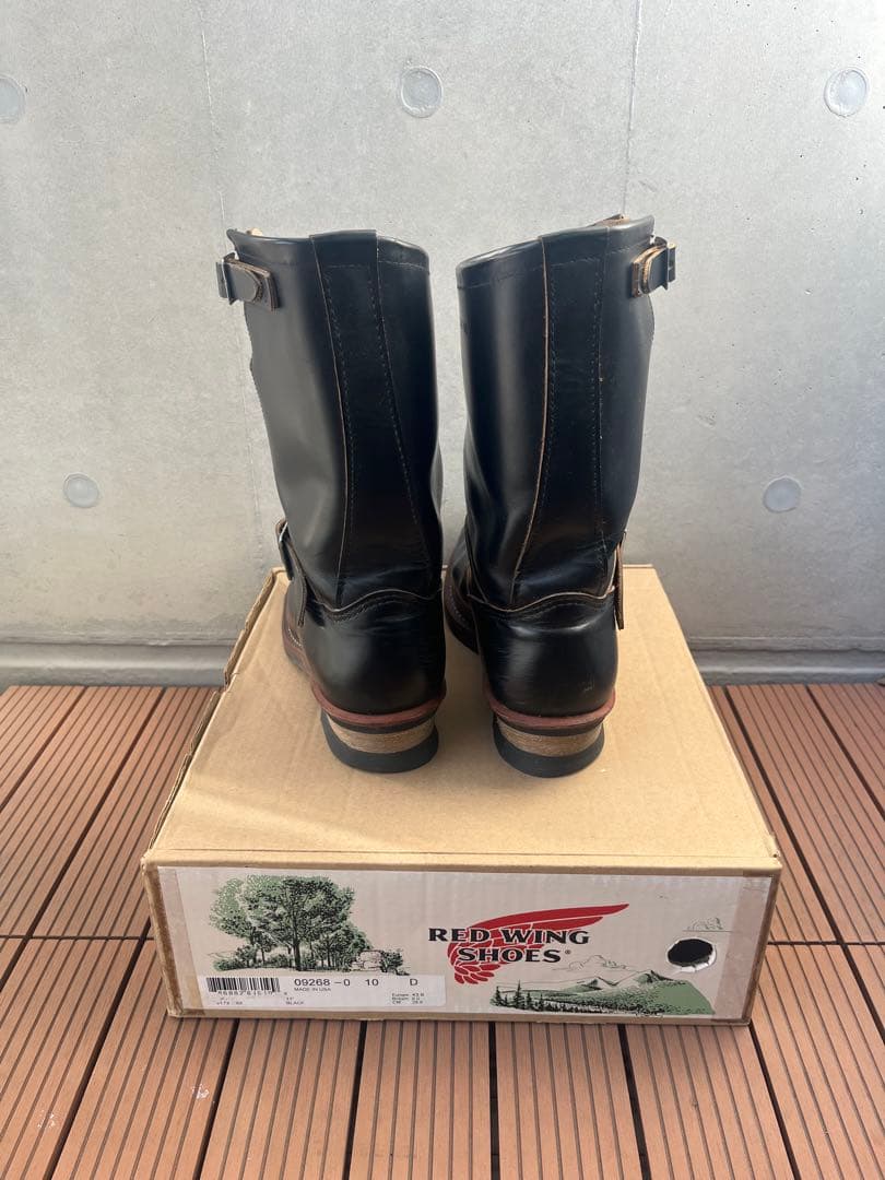 RED WING エンジニアブーツ ブラック　9268