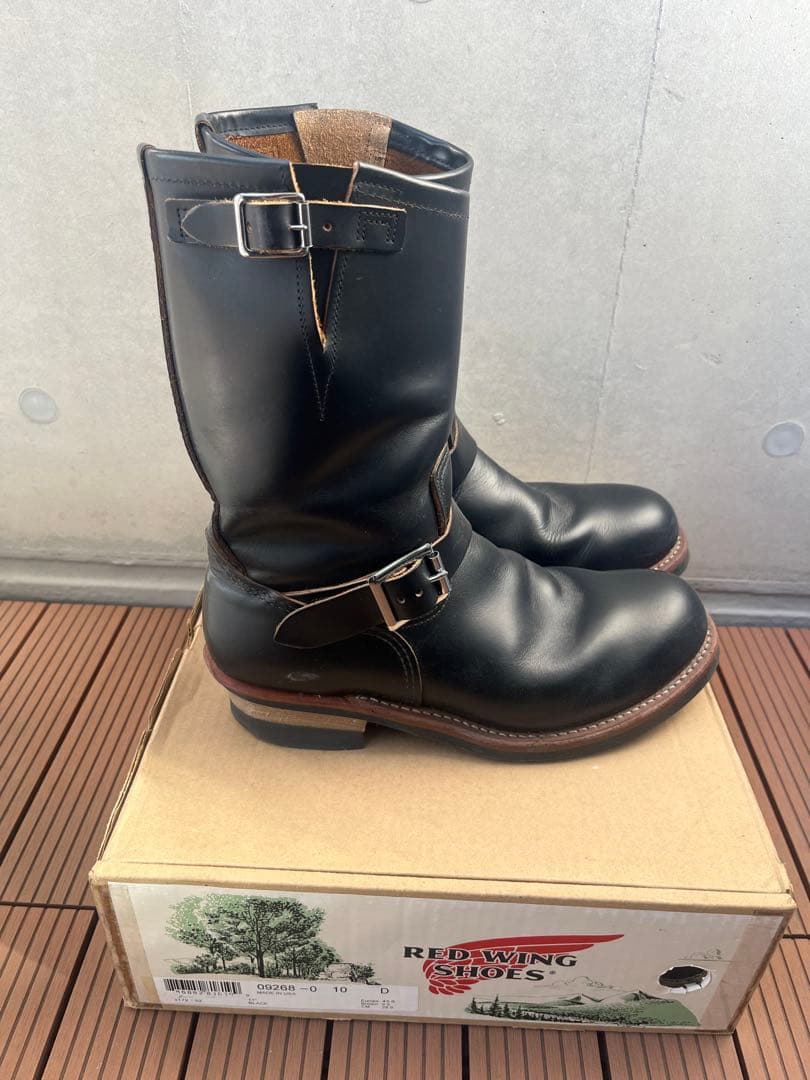 RED WING エンジニアブーツ ブラック　9268
