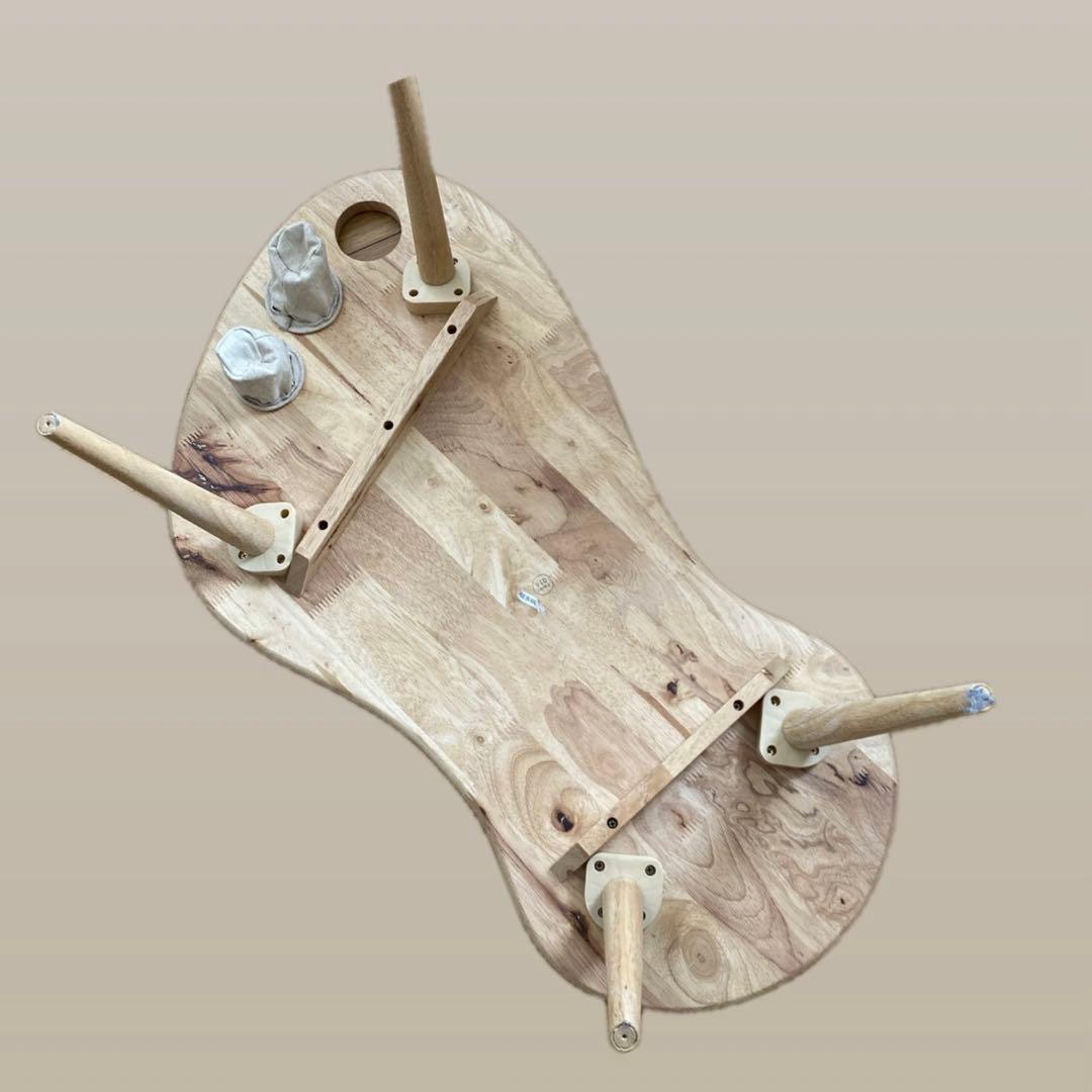 不二貿易　フット　足形　テーブル　木製