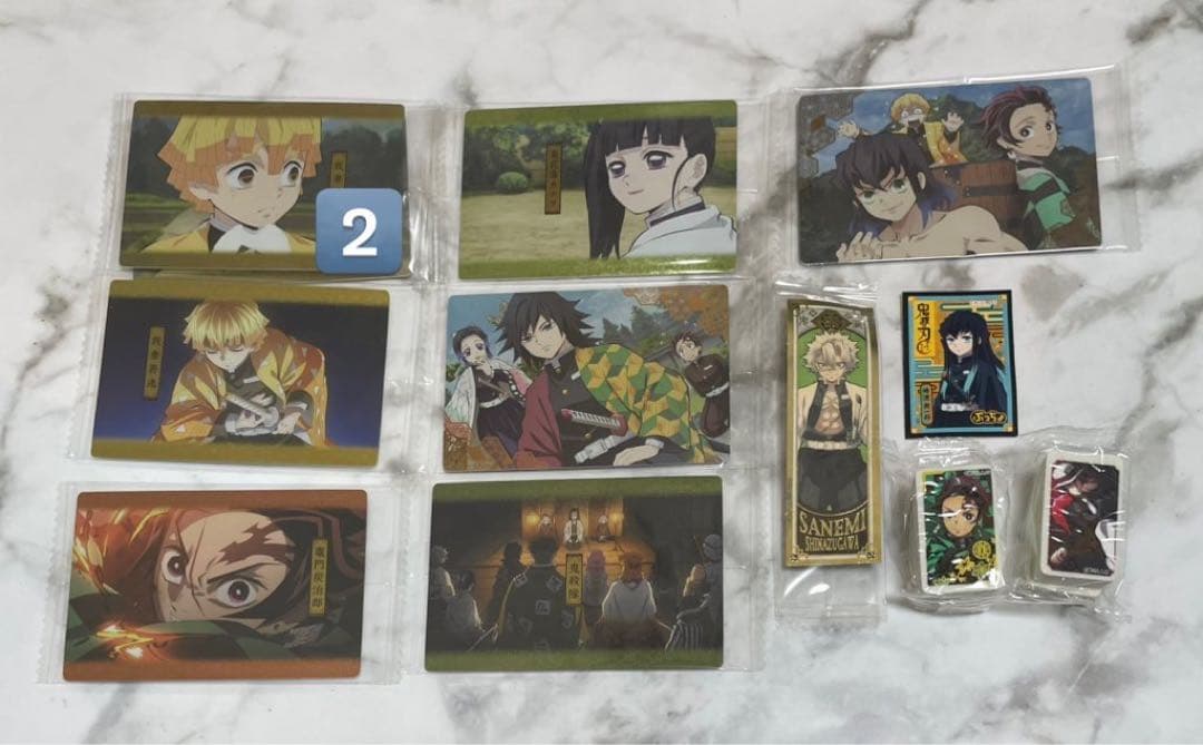 鬼滅の刃 グッズ 缶バッジ メタカ ウエハースシール カード まとめ売り