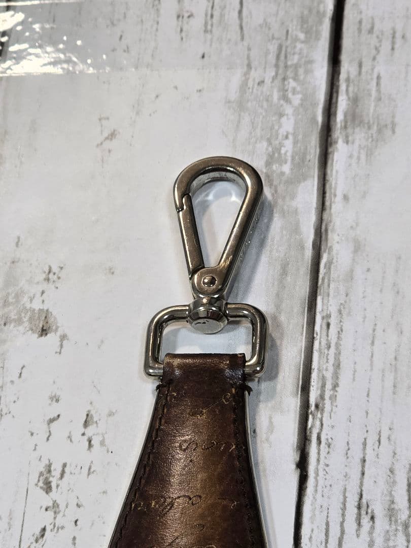 明るい太陽Berluti レザーシューホーンキーホルダー