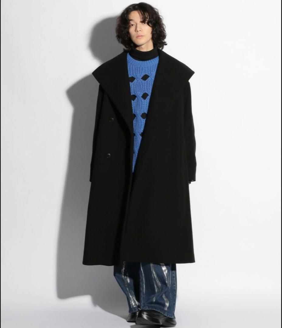 HARE ウーリーテックBIGカラーオーバーコート