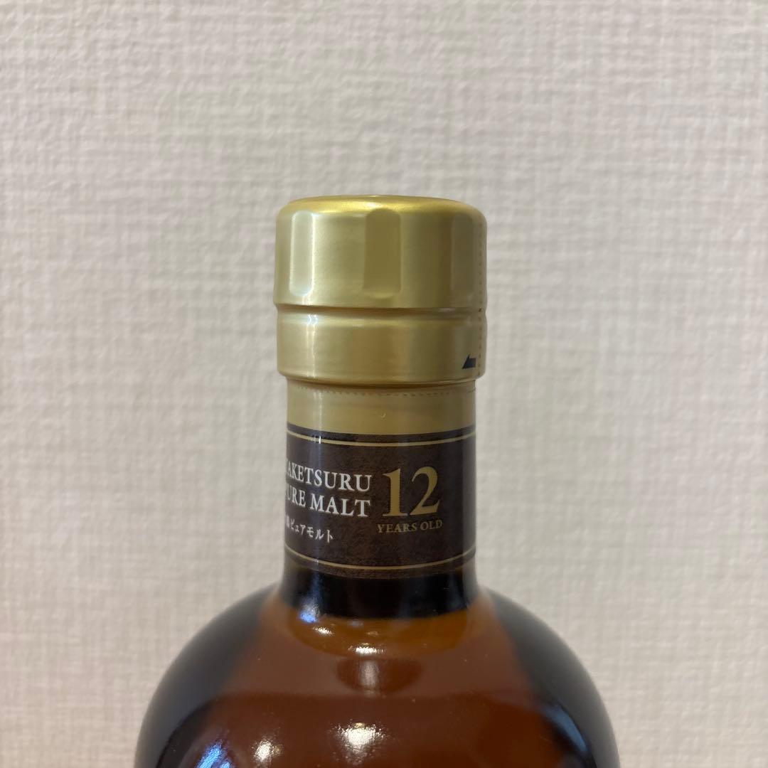 ニッカウイスキー　竹鶴12年　ピュアモルト　感謝と飛躍　ラベル　未開封