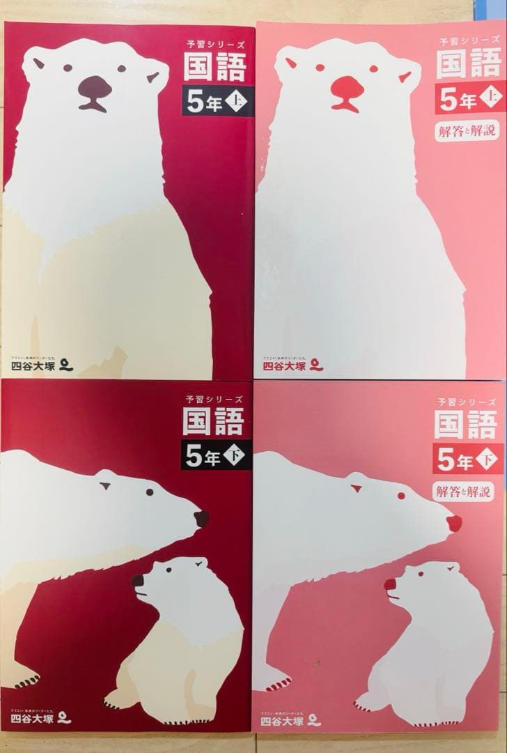 10点　四谷大塚　予習シリーズ　5年　まとめ売り　算　国　理　社