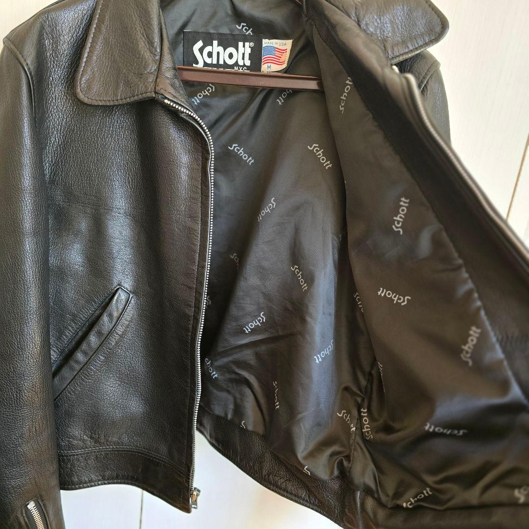 レディース schott 美品　ライダース　シングル