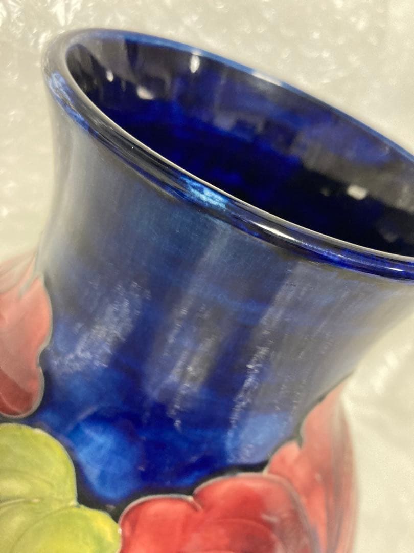 moorcroft イングランド英国王室御用達アールヌーヴォーフラワーベース