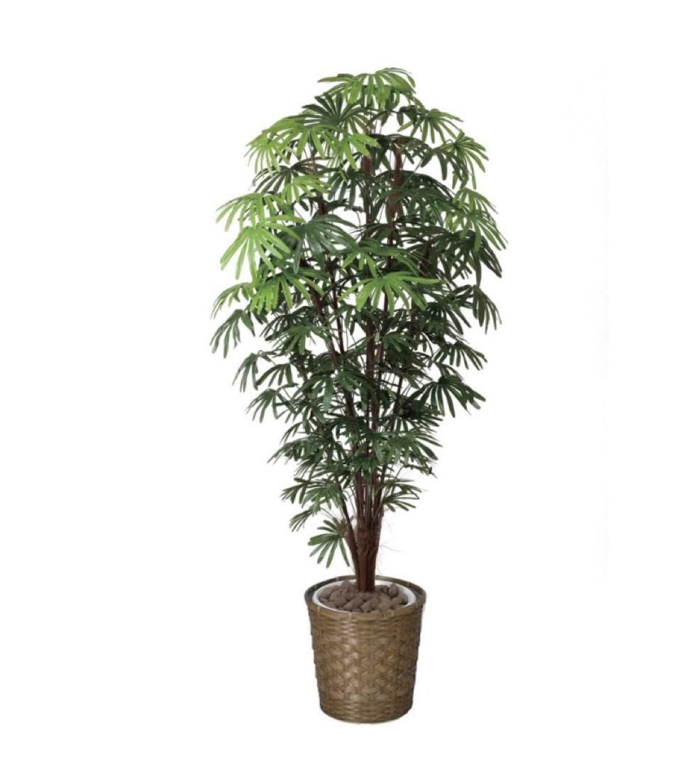 光触媒　人工観葉植物　ウォールグリーン　フェイクグリーン　シュロチク1.8m