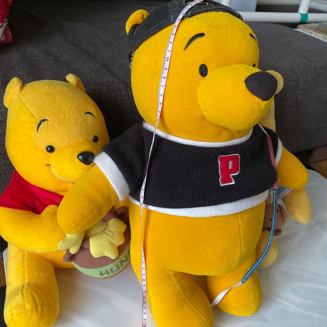 巨大プーさん ＋　プーさん11体　ぬいぐるみ