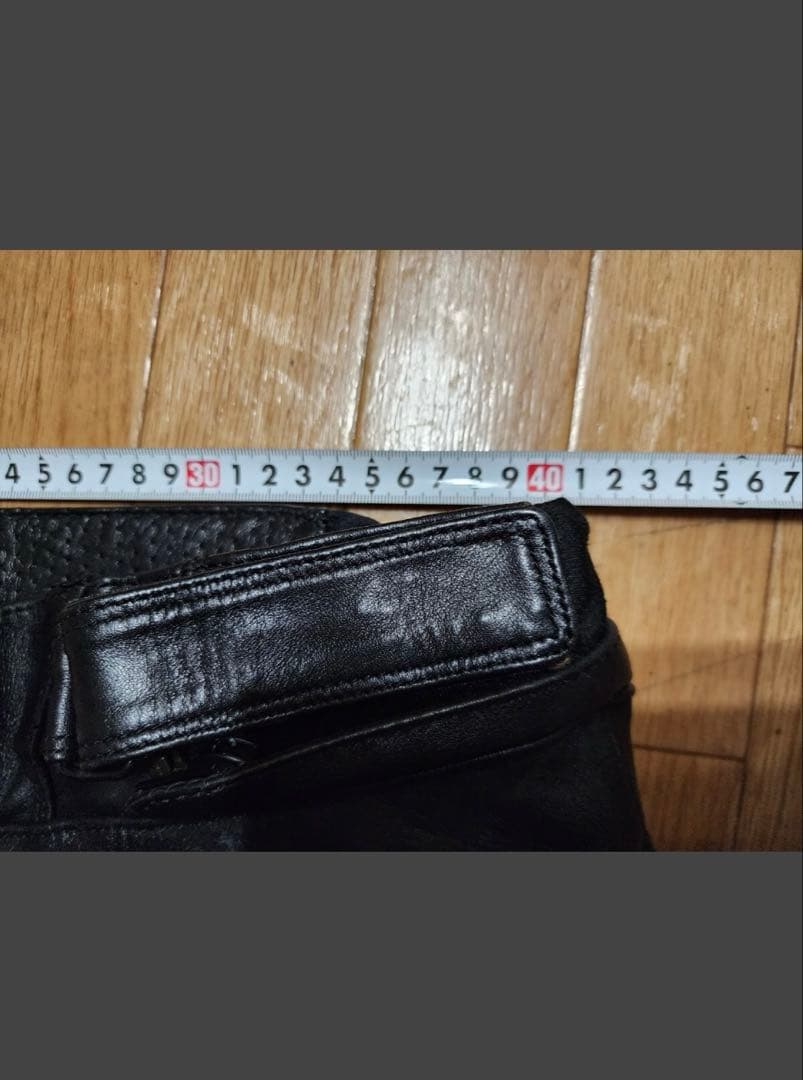 LL】HYOD ST-X レザーパンツ ブラック スライダー付 ヒョウドウ