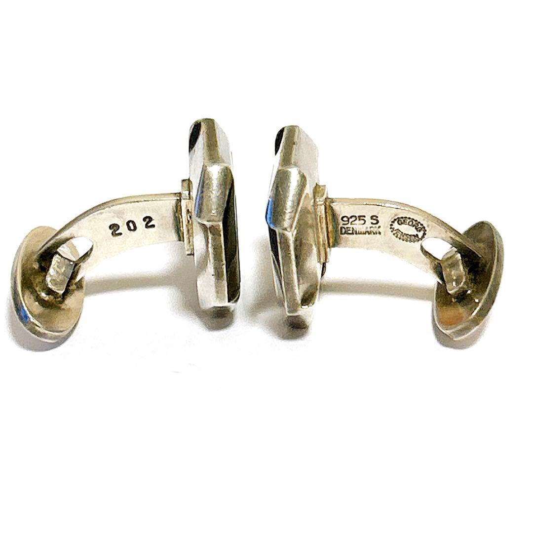 【レトロ】　ジョージジャンセン　タイピン　カフス　オキニス　925 2点セット