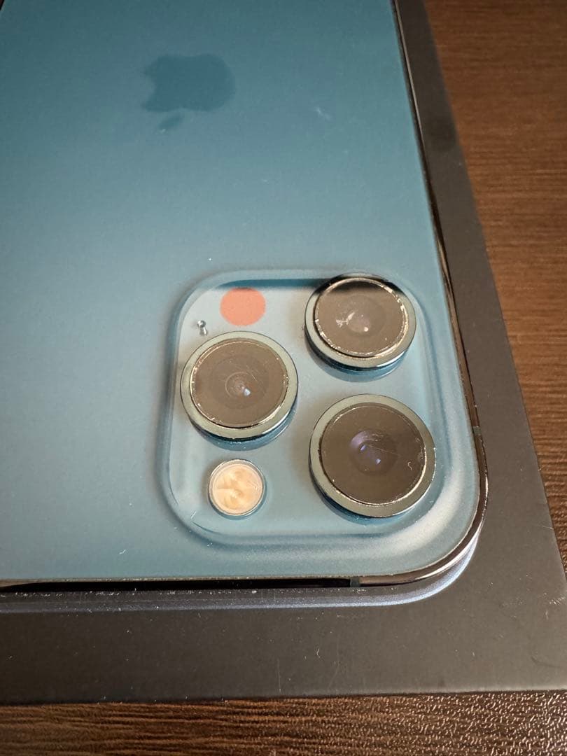 iPhone 12 pro max 256GB simフリー 美品純正レザー付き