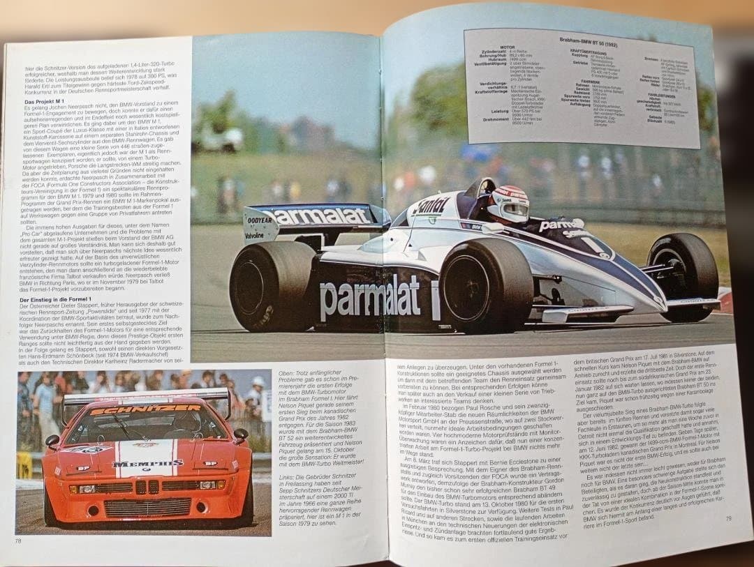 BMW 1983年初版希少 ドイツ語版 ＋ ミュージアム冊子（1984年）付