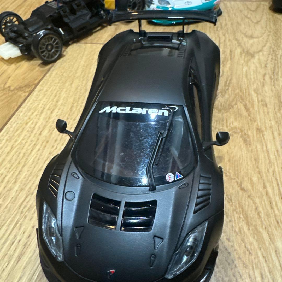 動作確認済　京商ミニッツレーサー カストロール スープラ ウッドワン　プロポ付