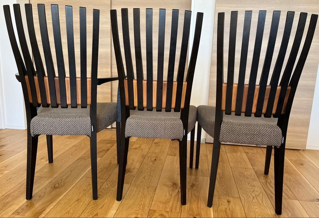 ダイニングチェア　椅子　カリモク家具　おしゃれ　3脚