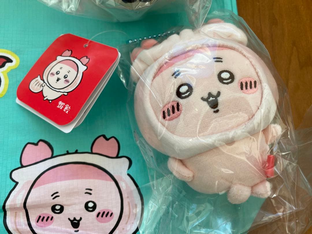 【香港限定】ちいかわ 飲茶シリーズ マスコット全8種セット｜エコバッグおまけ付き