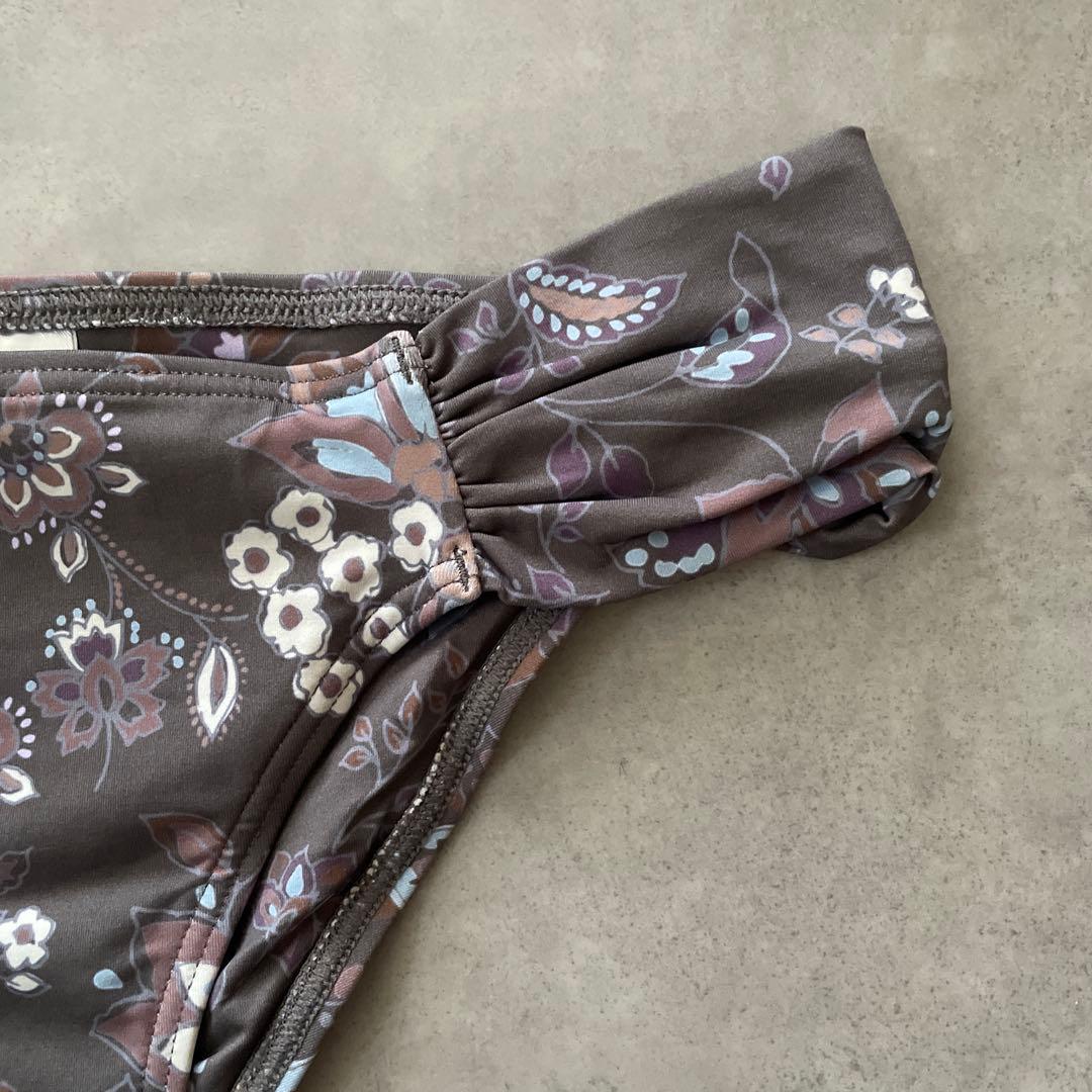 ROXY babykiy コラボ ビキニ 上下セット フラワー 水着 オフショル