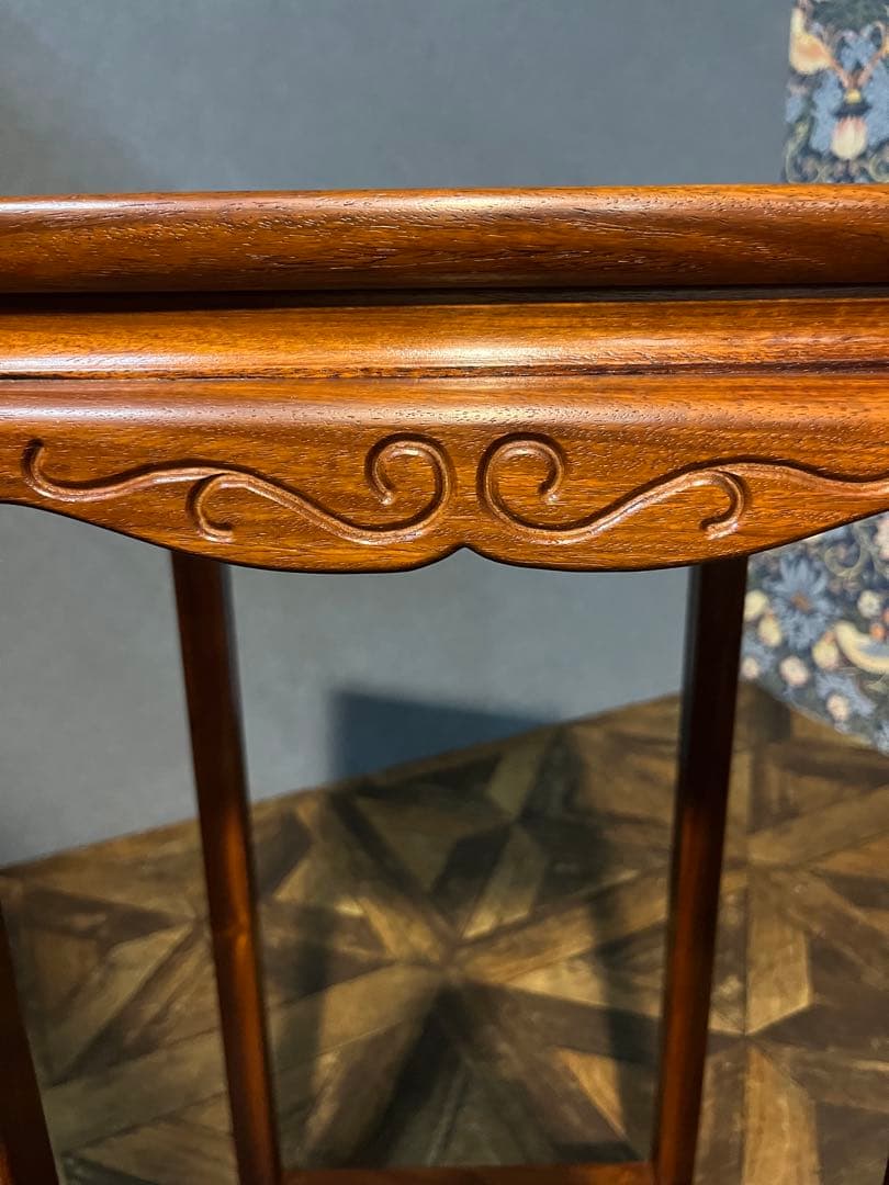 カリモク 花台 インテリア 昭和レトロ アンティーク 飾り台