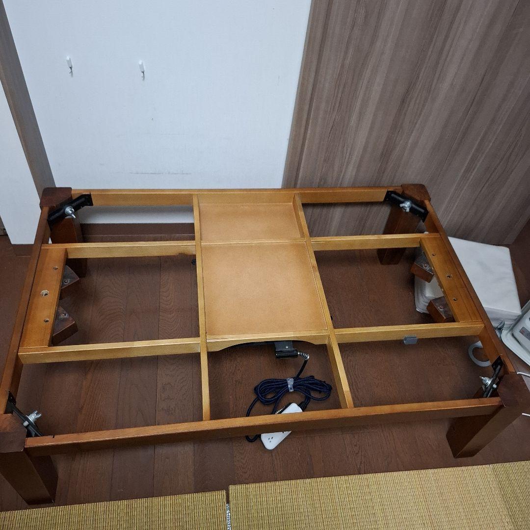タモ材こたつテーブル120×80
