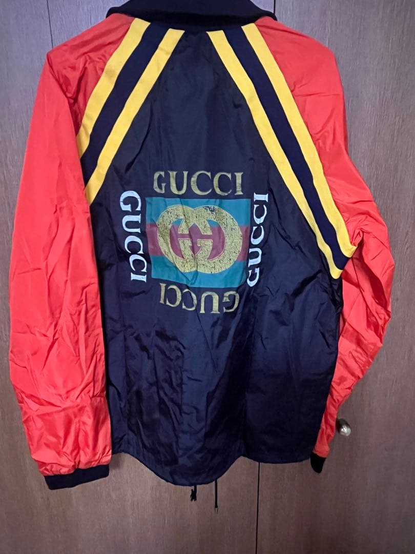超希少サイズ50 GUCCI ヴィンテージロゴ ナイロンジャケット