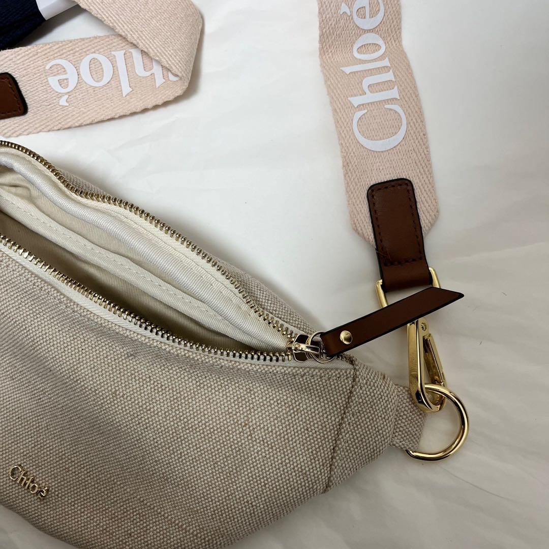 ✴︎新品✴︎Chloé Kids✴︎キャンバス製ショルダーバッグ