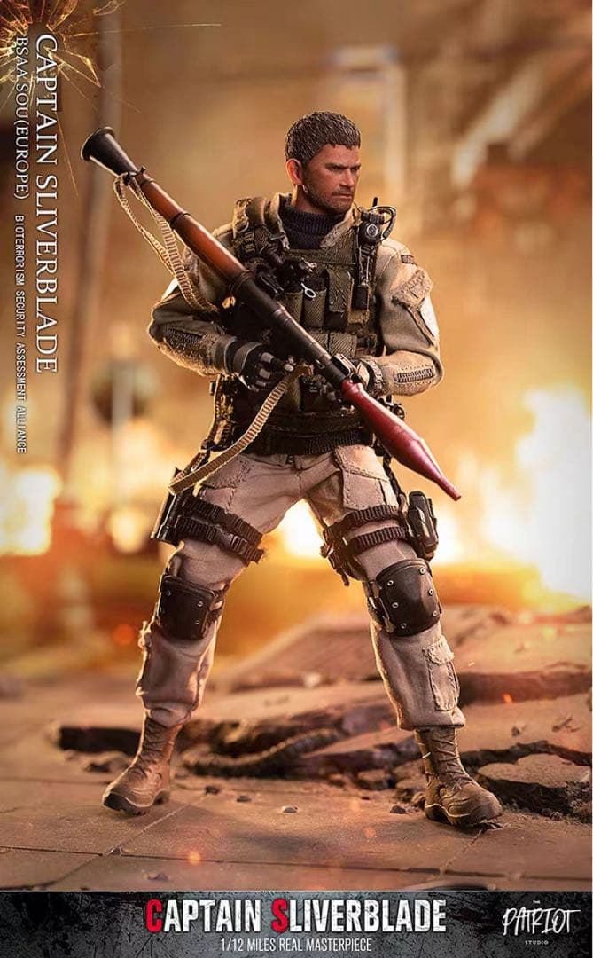 バイオハザード クリス　Chris Redfield BSAA セット1/12