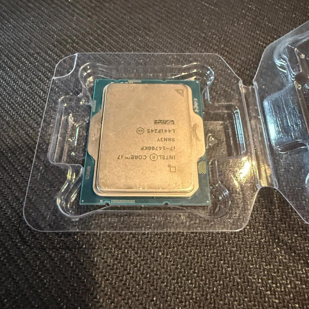 【動作確認済み】Intel Core i7-14700KF 自作PC取り外し品