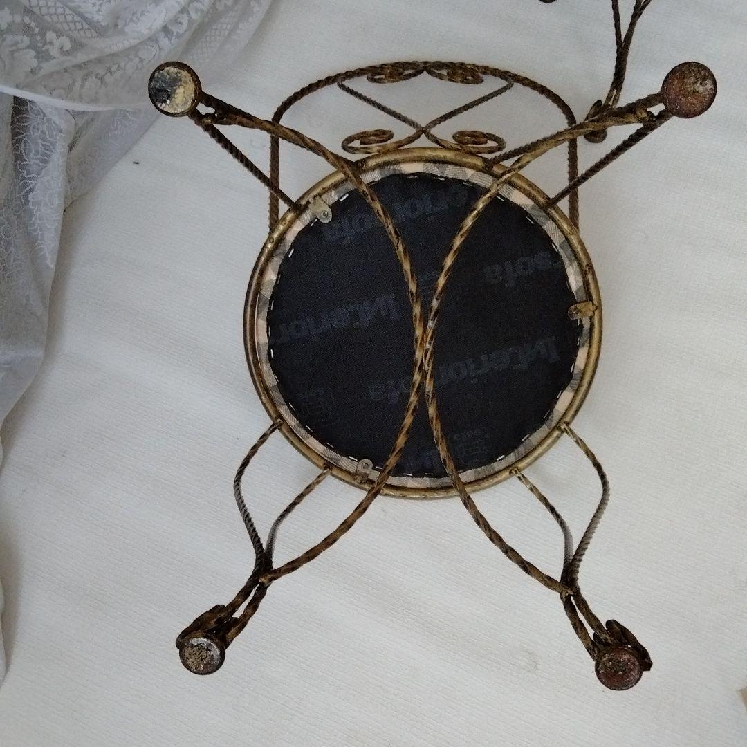 輸入アンティーク、椅子テーブル、薔薇