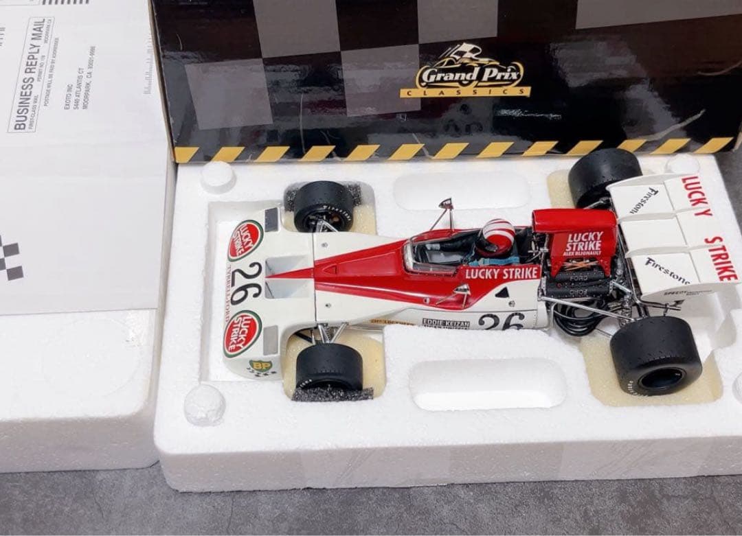 EXOTO 1/18 TYRRELL FORD 004 ラッキーストライク