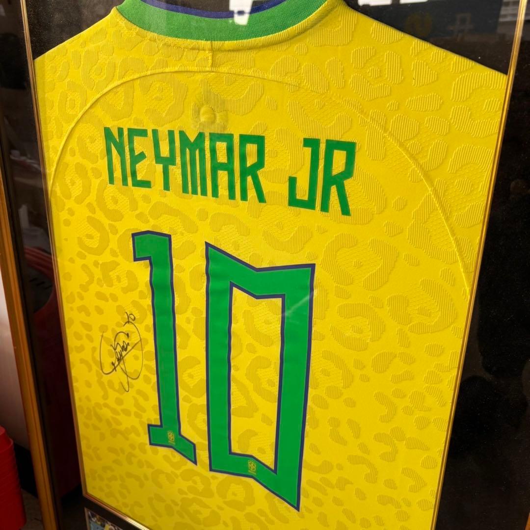 証明書付き 2022年 ネイマールジュニア ブラジル代表 サイン入りユニフォーム