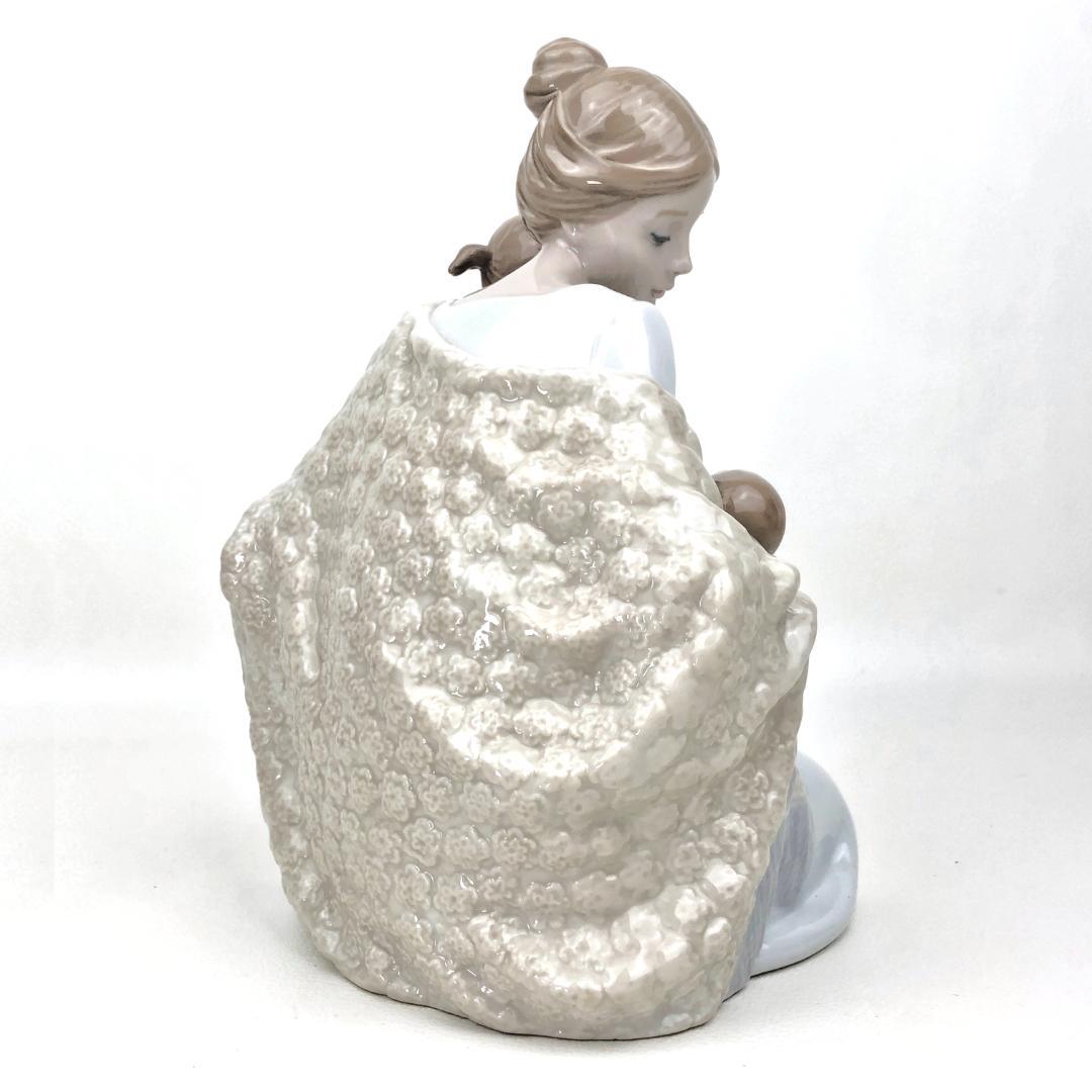 【美品】リヤドロ／フィギュリン 母と子 新しい家族 23cm／6939