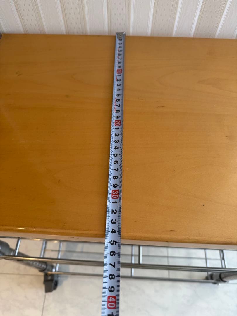 ERECTA ホームワゴン　ウッドシェルフ　約60cm x 35cm