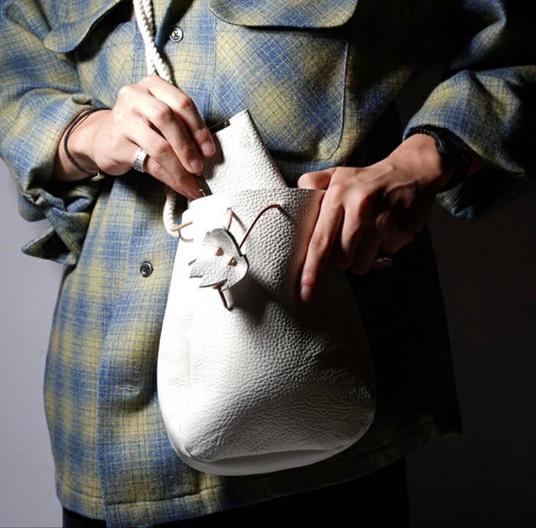 Nastoys ナストイズ　Marine Bag / WHITE レザー