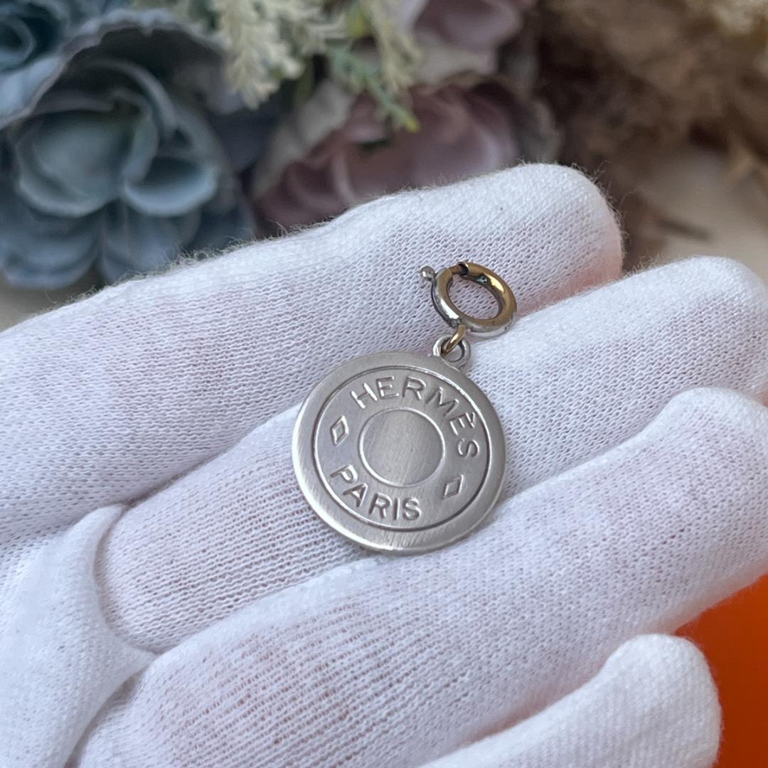 エルメス HERMÈS セリエモチーフ ペンダントトップ チャーム シルバー