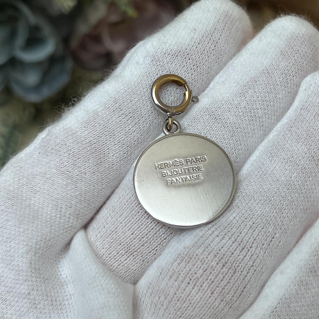 エルメス HERMÈS セリエモチーフ ペンダントトップ チャーム シルバー