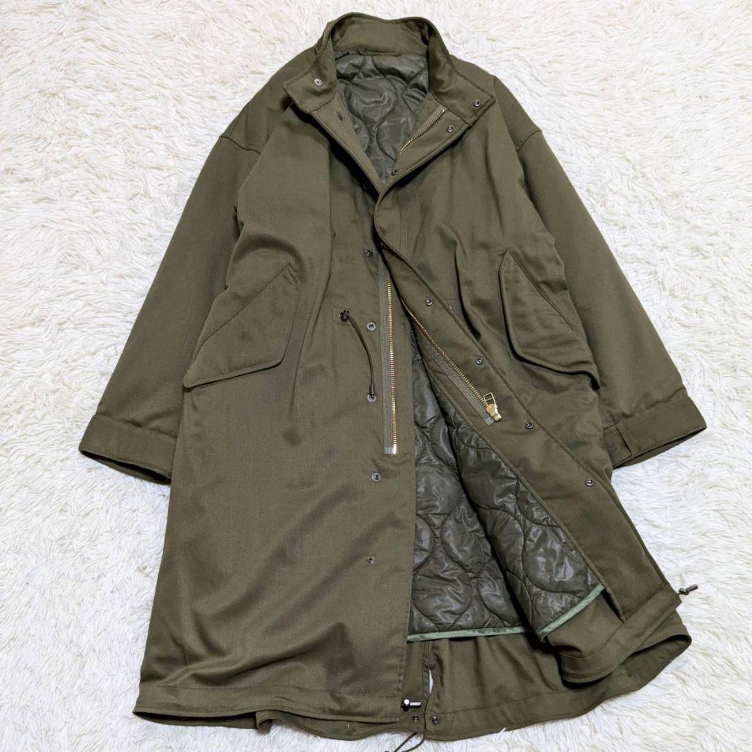 スピック＆スパン 22AW M51 中綿 モッズコート カーキ M