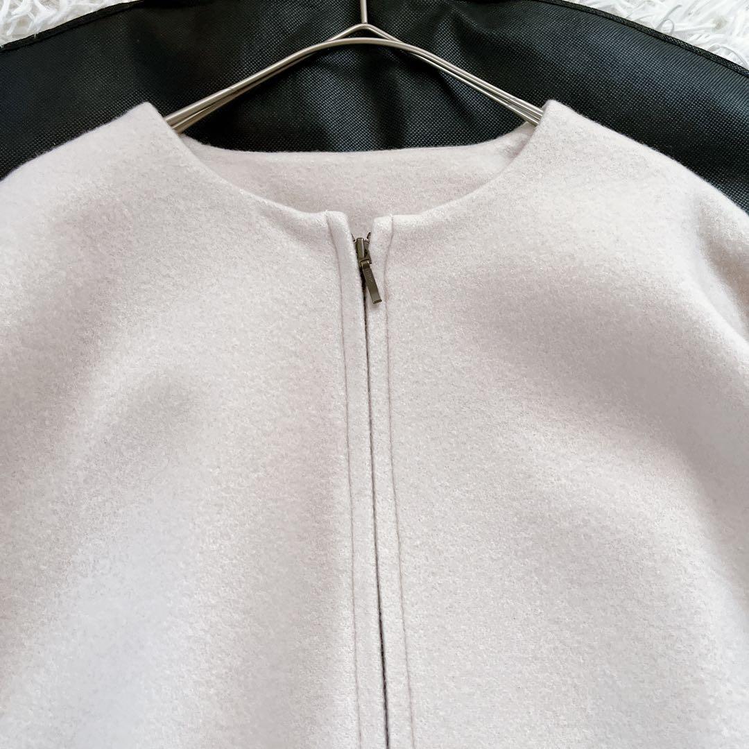 極美品✨25aw♡BEARDSLEY ウールポンチョコート アイボリー Fサイズ