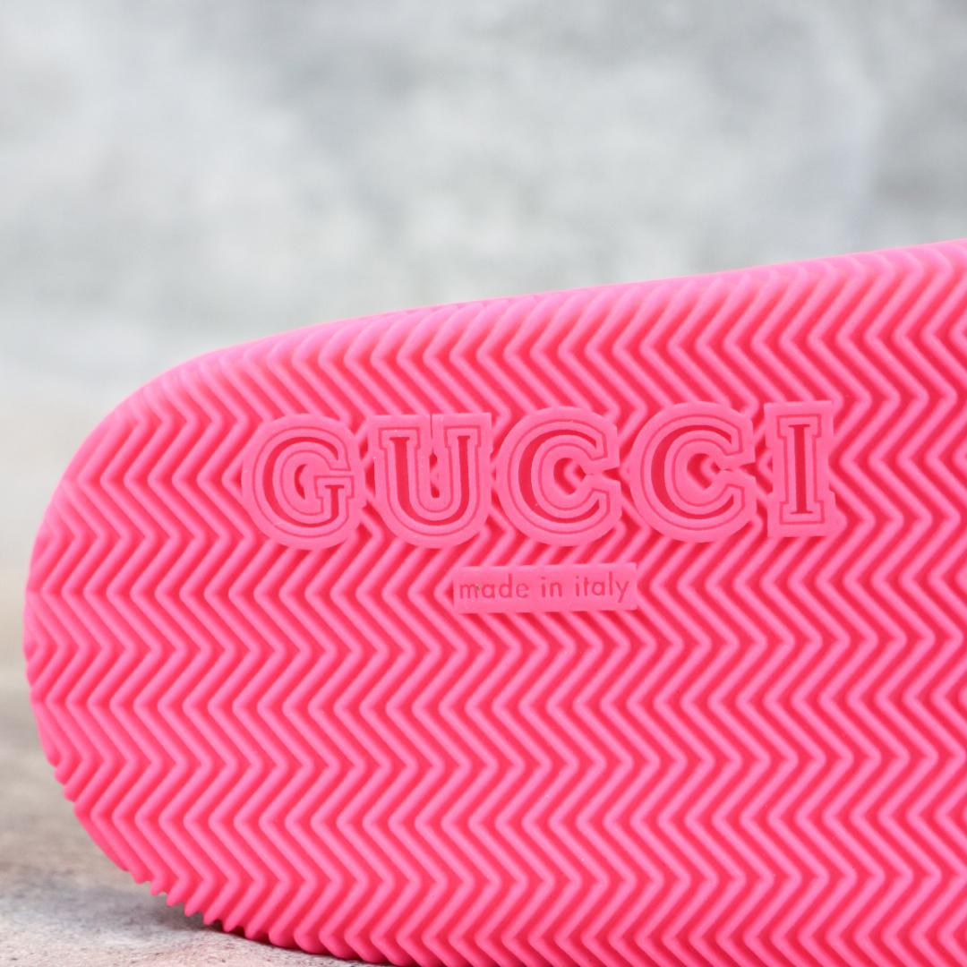 GUCCI グッチ シェリーライン ラバーサンダル メンズ