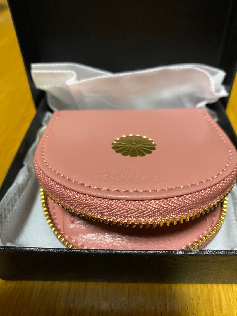 皇居 ケース 小銭入れ 財布 ピンク