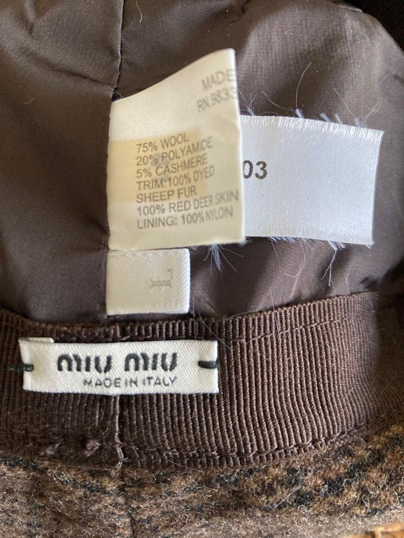 miumiu 帽子