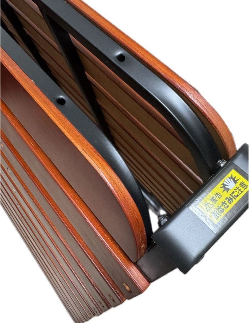 山善　折りたたみベッド　すのこベッド