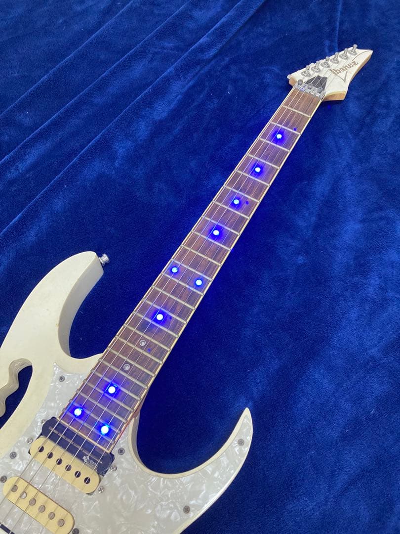 Ibanez JEM風 自作ギター LED付き