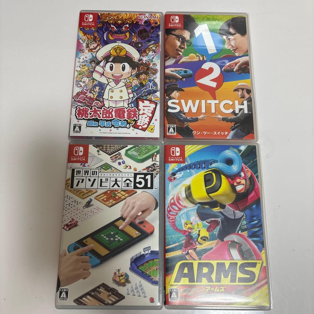 Nintendo Switch 本体 + ゲームソフト4本セット+SDカード